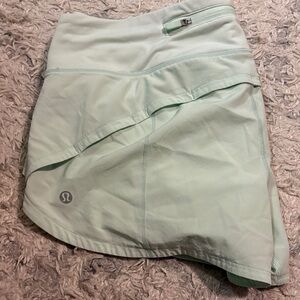 lululemon athletica Mint Green Athletic Shorts